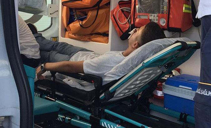 Nehir kenarında bankta otururken kabusu yaşadı