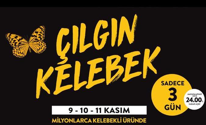 Boyner’in ‘Çılgın Kelebek’ indirimi başlıyor