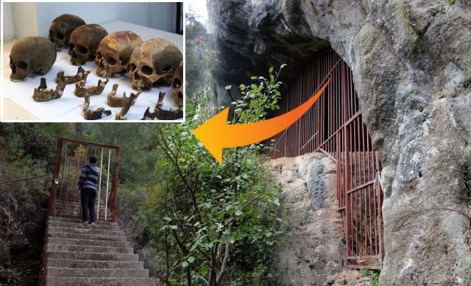 Alanya Kadıini Mağarası'nda 100'ü aşkın insan iskeleti bulundu