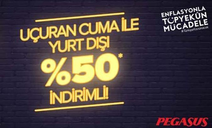 Pegasus’tan “Uçuran Cuma” kampanyası
