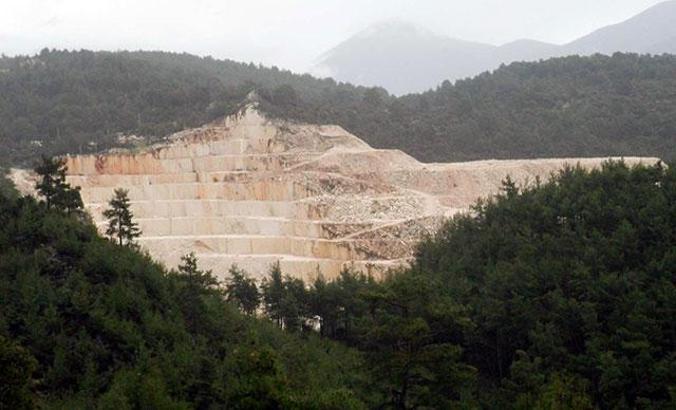 Finike'deki mermer ocaklarına bakanlıktan inceleme