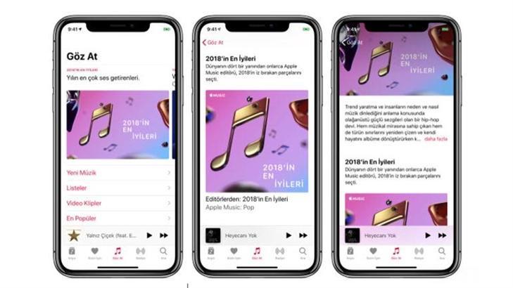 Apple Music'te bu yıl en çok dinlenen şarkılar