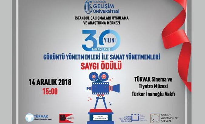 Sinema emekçileri ödüllendirilecek