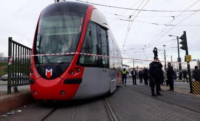 Cevizlibağ'da tramvay kazası