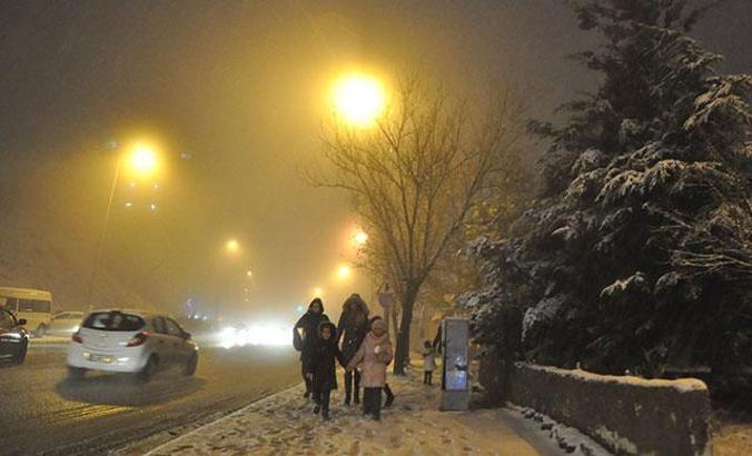 Ankara'da okullar tatil edildi