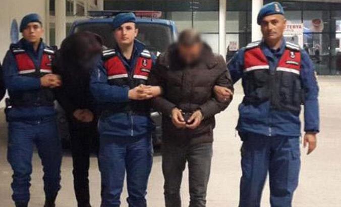 Cezaevindeki hükümlüye uyuşturucu götürürken yakalandı