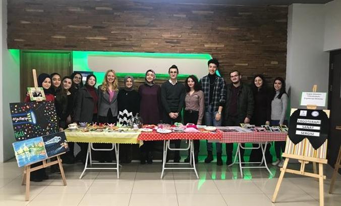 Öğrenciler sağlıkla sanatı bir araya getirdi