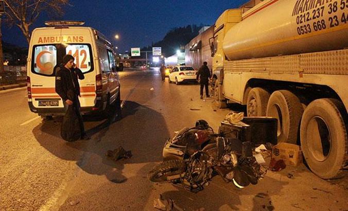 Şişli'de motosiklet kazası: 1 ölü