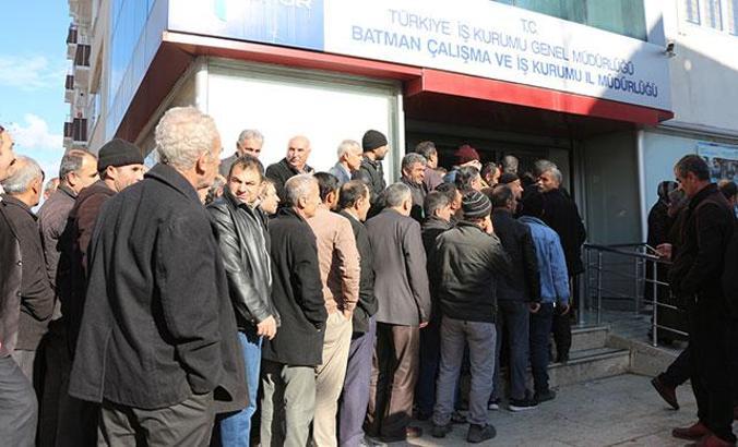 Batman'da geçici iş kuyruğu