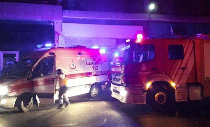 Başakşehir'de sanayi sitesinde yangın: 1 ölü
