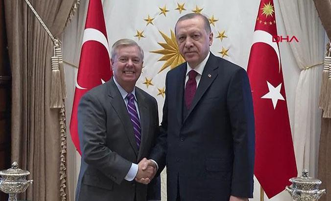 Cumhurbaşkanı Erdoğan, ABD'li senatör Graham ile görüştü