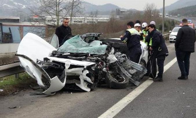 Düzce'de zincirleme kaza:1 ölü, 1 ağır yaralı