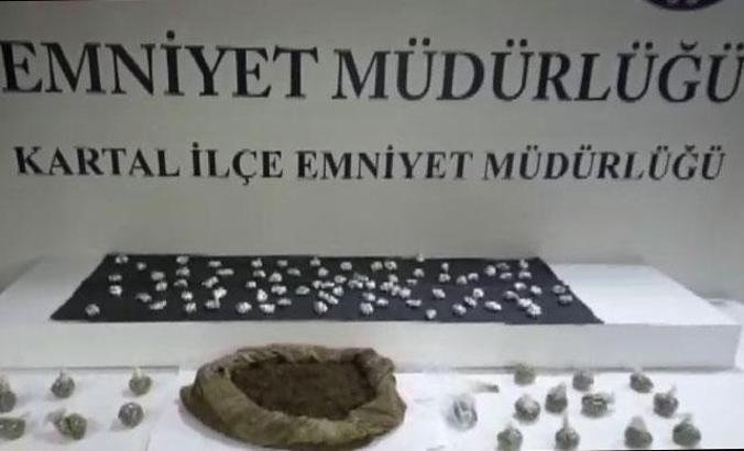 Kartal'da uyuşturucu operasyonu: 1 gözaltı