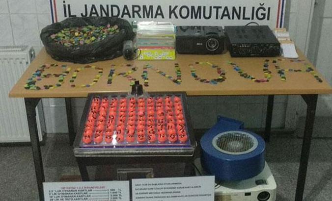 Sendika binasına tombala baskını