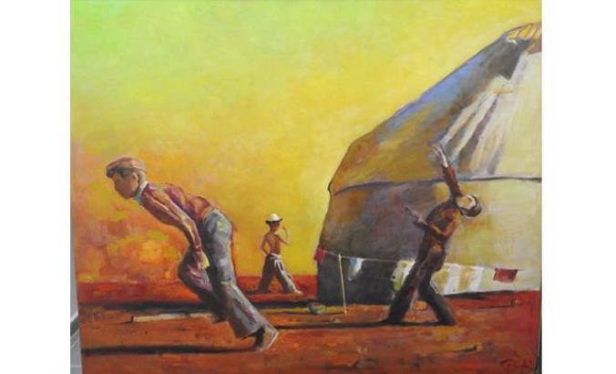 Kıbrıs’ta Kırgızistan halk ressamlarının 60 eseri sergilenecek