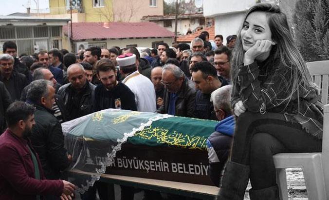 Üniversiteli Meltem, son yolculuğuna uğurlandı