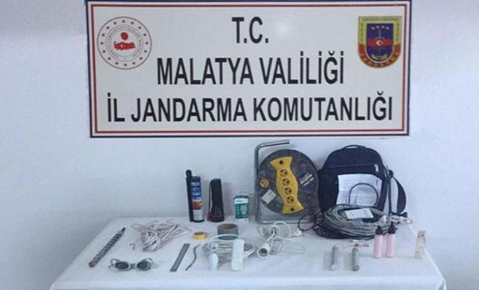 Malatya'da kaçak kazı operasyonu: 3 gözaltı