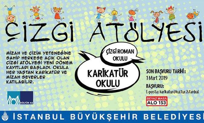 İBB Çizgi Atölyesi’nde yeni dönem kayıtları başladı