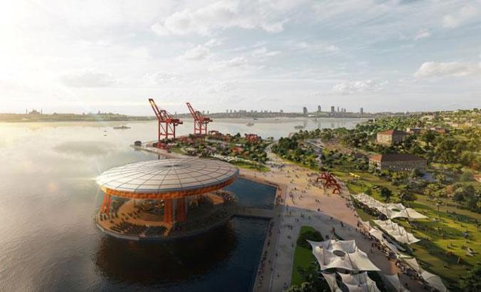 Binali Yıldırım'ın İstanbul Boğazı'na yüzen sahne projesi