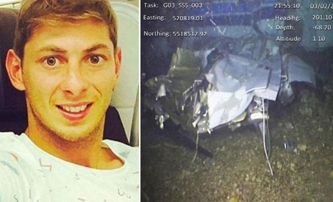 Emiliano Sala’yı taşıyan uçağın enkazından yeni fotoğraflar yayınlandı