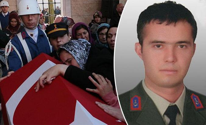 Şehit uzman çavuş, son yolculuğuna uğurlandı