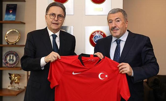 Mustafa Çalışkan'dan TFF Başkanı Güreli'ye nezaket ziyareti