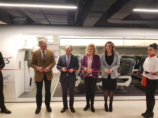 Üniversiteye Uçak Simülasyon Laboratuvarı açıldı