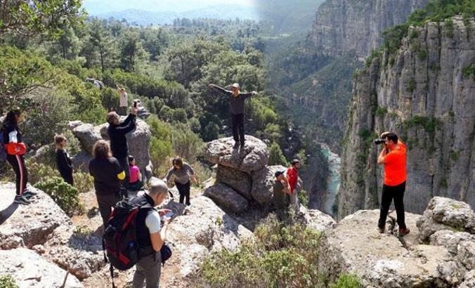 Tazı Kanyonu'nda 'en güzel poz' tehlikesi