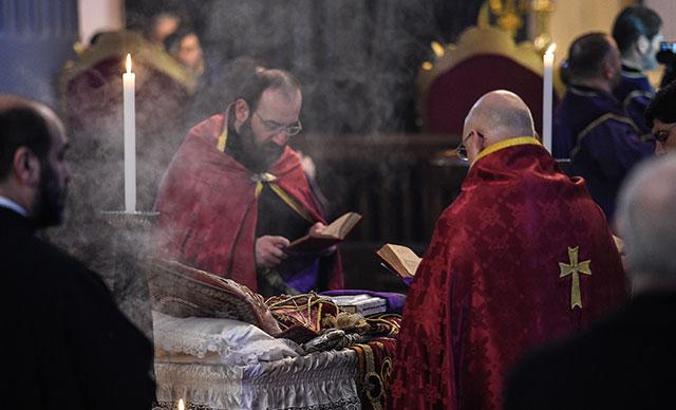 Mesrob Mutafyan için cenaze töreni düzenlendi