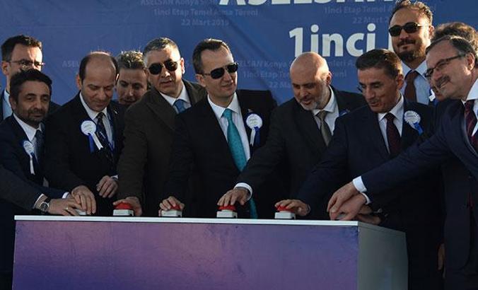 Aselsan'ın 65 milyon dolarlık Konya silah sistemleri fabrikasının temeli atıldı