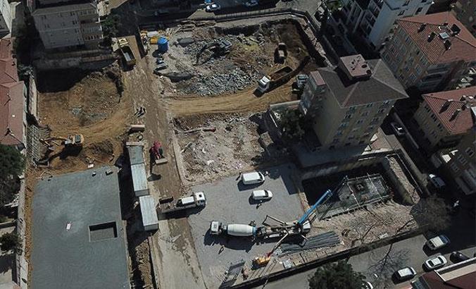 Kartal'da yeni binalar için ilk temel atıldı