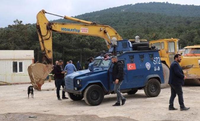 Maltepe'de TIR parkında top mermisi bulundu
