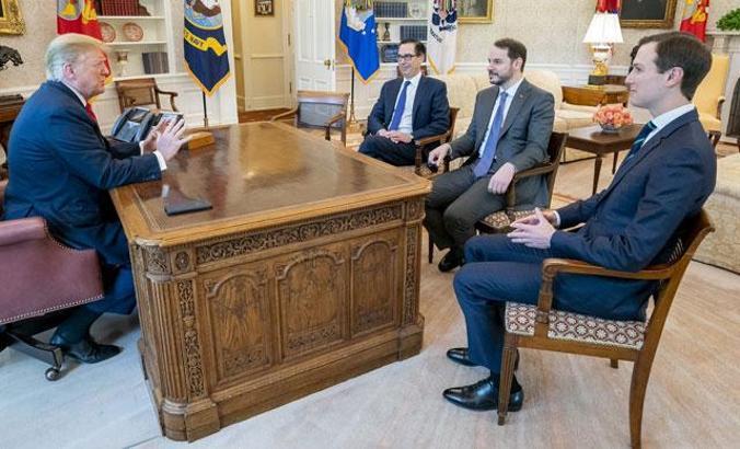 Albayrak Washington'da ABD Başkanı Trump ile görüştü