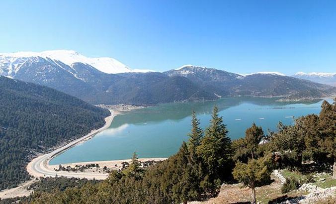 Avlan Gölü'nde su seviyesi yükseldi