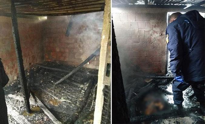 Ahırda çıkan yangına müdahale etmek isteyen yaşlı kadın öldü