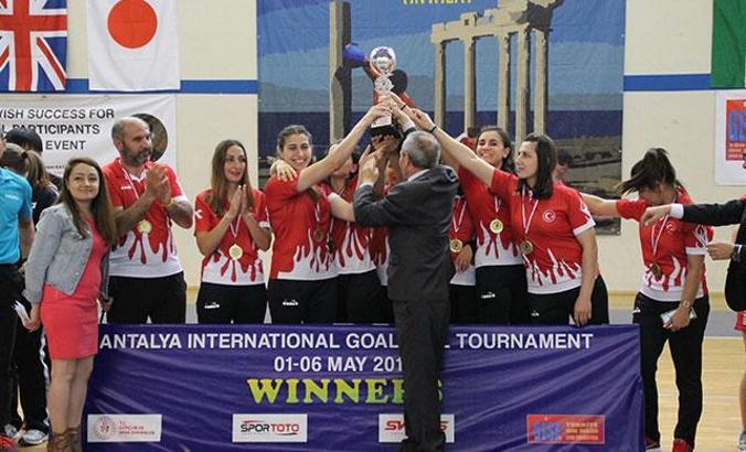Uluslararası Goalball Turnuvası'nda Türkiye şampiyon oldu