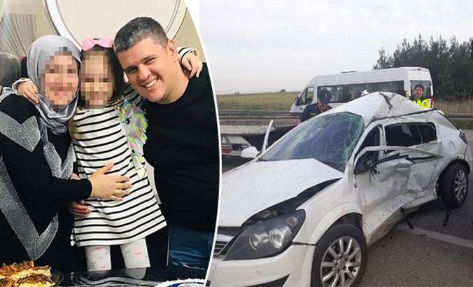 Kırmızı ışıkta geçen kamyon otomobili metrelerce sürükledi: 1 ölü