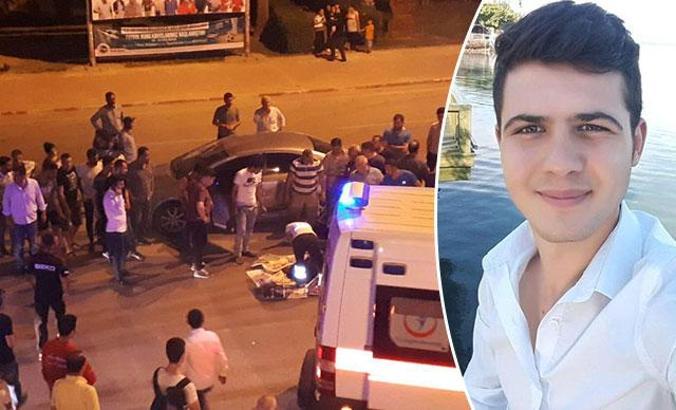 Otomobil ile çarpışan motositletin sürücüsü, öldü