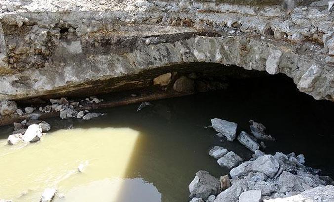 Kentsel dönüşümde tarihi sur ve menfez ortaya çıktı