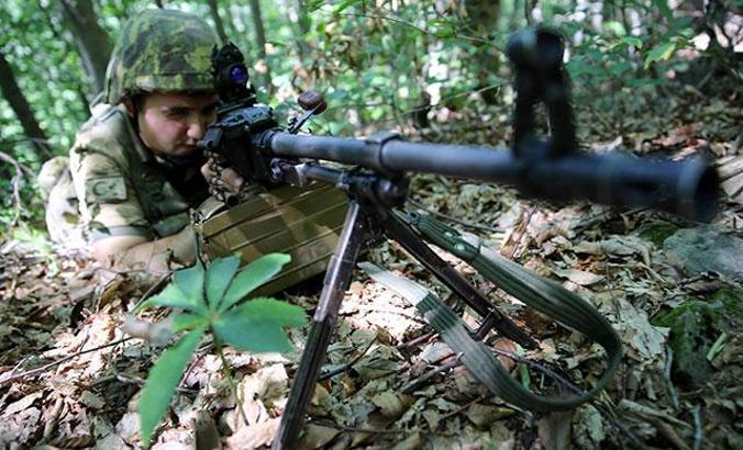 Karadeniz'de, PKK'ya ait mühimmat deposu imha edildi