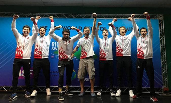 Dünya Okullararası Yüzme Şampiyonu Türkiye'den...