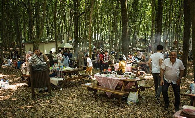 İstanbullular Belgrad Ormanı'na akın etti