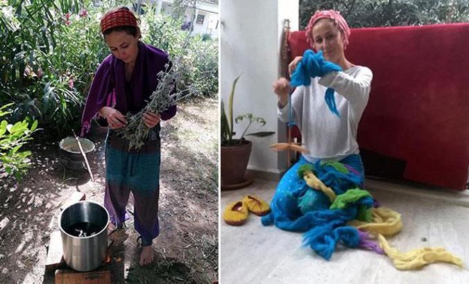 Keçeden yapıyor, dünyaya satıyor... "Negatif enerjiyi alarak beyni stresten arındırır"