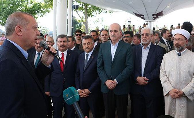 Erdoğan, Mursi için kılınan gıyabi cenaze namazında konuştu: Normal bir ölüm olduğuna inancım yok