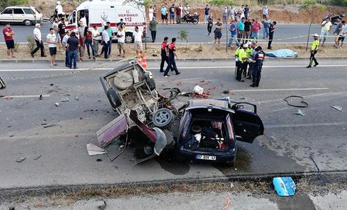 Fethiye'de feci kaza : 2 ölü, 6 yaralı