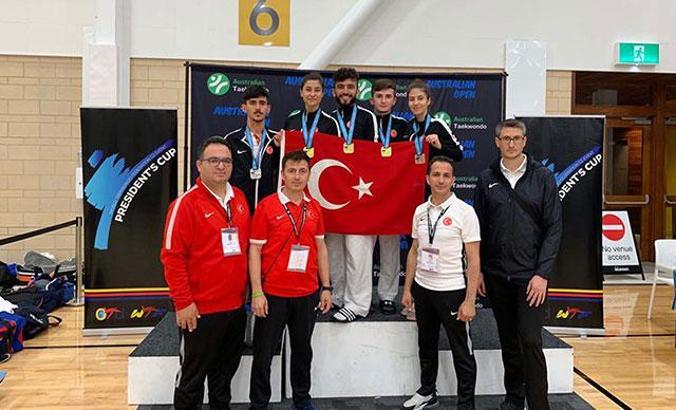 Para-taekwondoculardan Okyanusya Şampiyonası'nda 5 madalya