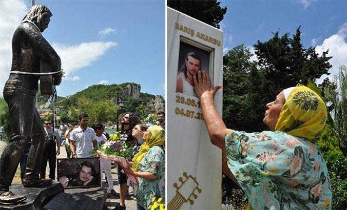 Barış Akarsu, 40'ıncı doğum gününde mezarı başında anıldı