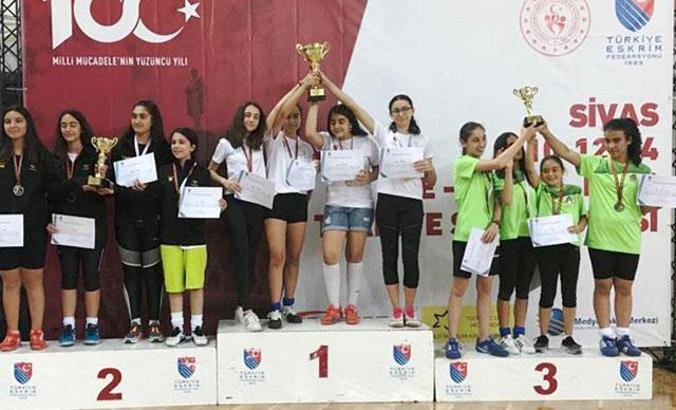 Eskrim Türkiye Şampiyonası sona erdi