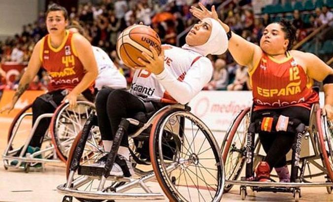 Tekerlekli Sandalye Kadın Basketbol Milli Takımı, İspanya'ya yenildi