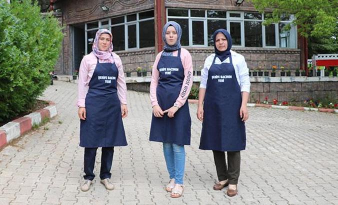 Kadın girişimciler parkın işletmesini aldı